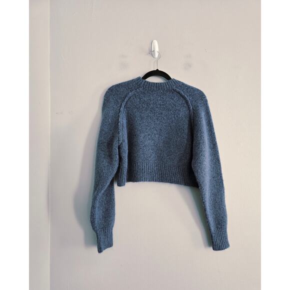 Zara Blue Gray Pullover Sweater Size S NWOT - Picture 3 of 4